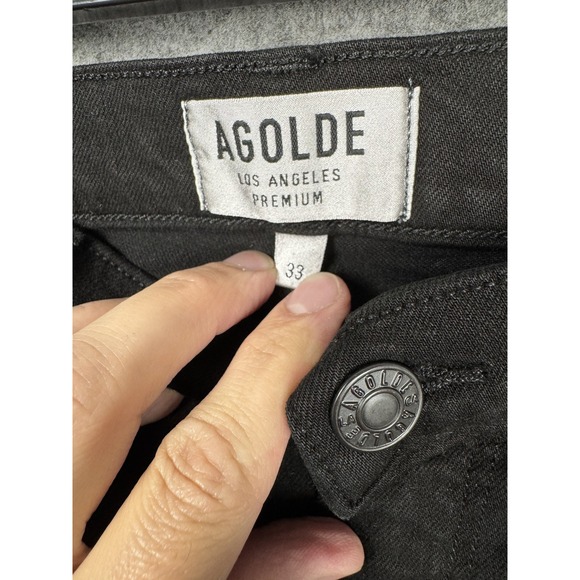 Agolde Blade Jeans Mens 33 Distressed Slim Fit Destruct Premium x A$AP FERG - Picture 3 of 11